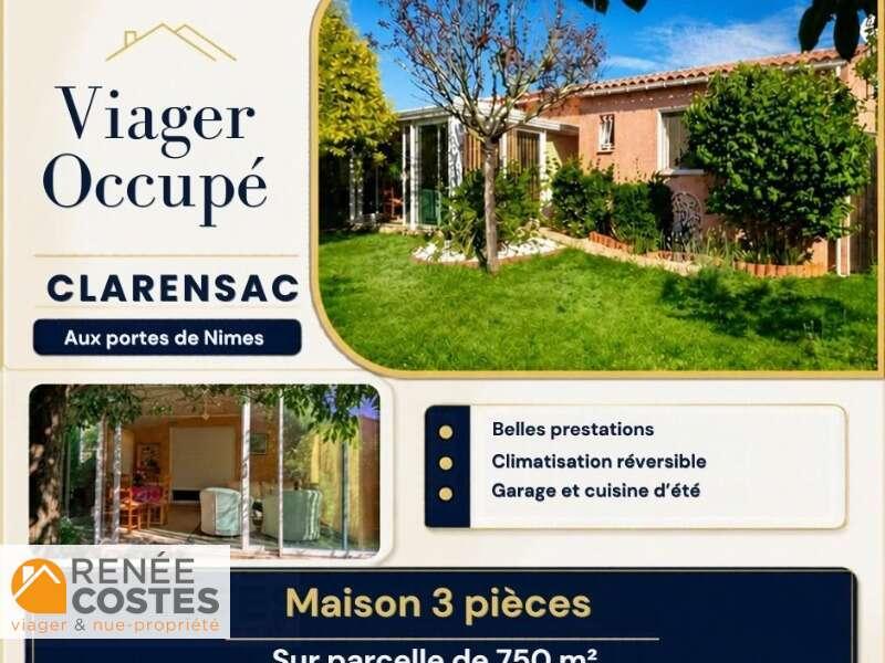 Maison 3 pièces 80 m² · à Clarensac · 80 m² · 44 650 €