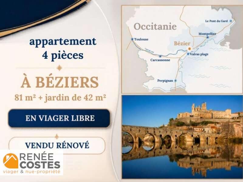 Appartement 4 pièces 80 m² · à Béziers · 80 m² · 63 810 €