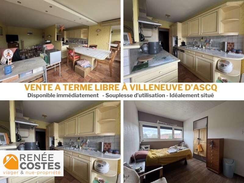 Vente à terme libre — appartement 3 pièces — Lille