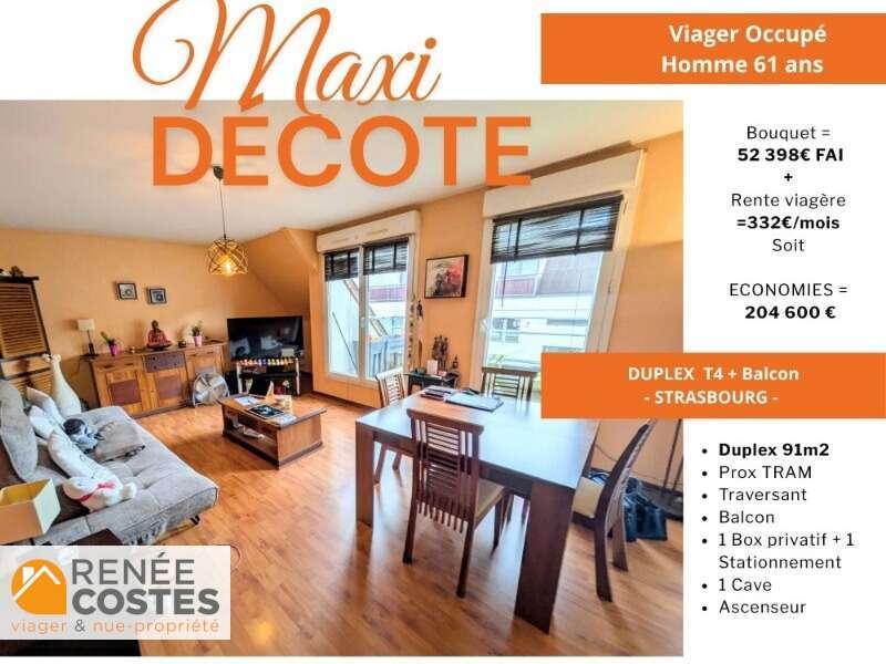 Appartement 4 pièces 92 m² · à Strasbourg · 92 m² · 52 398 €